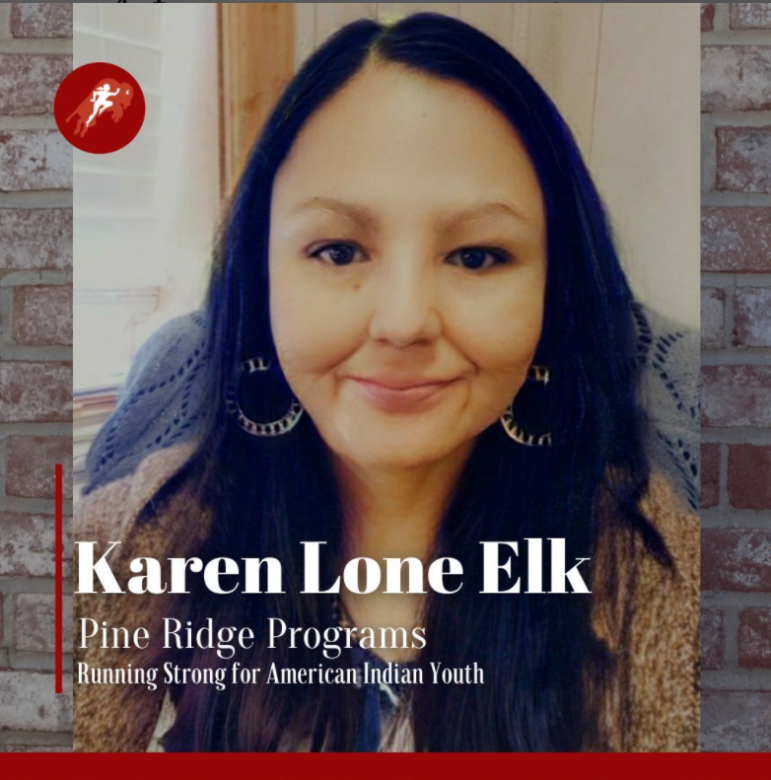 Karen Lone Elk Celebrating the Women of Running Strong