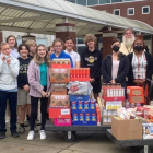 Dreamstarter Teacher John Price: School Assembly, and students, teach Catawba History