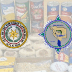 Cherokee Nation and Walker River Paiute Tribe logos over canned food background