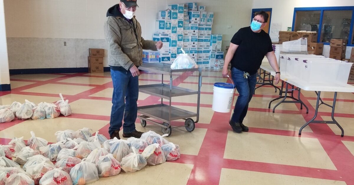 Assembling Food Bags_RS Takini Backpack Food Program