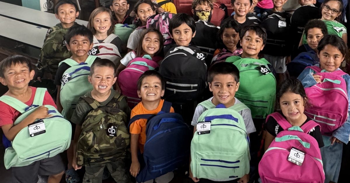 Backpacks for 6,000 Native Children