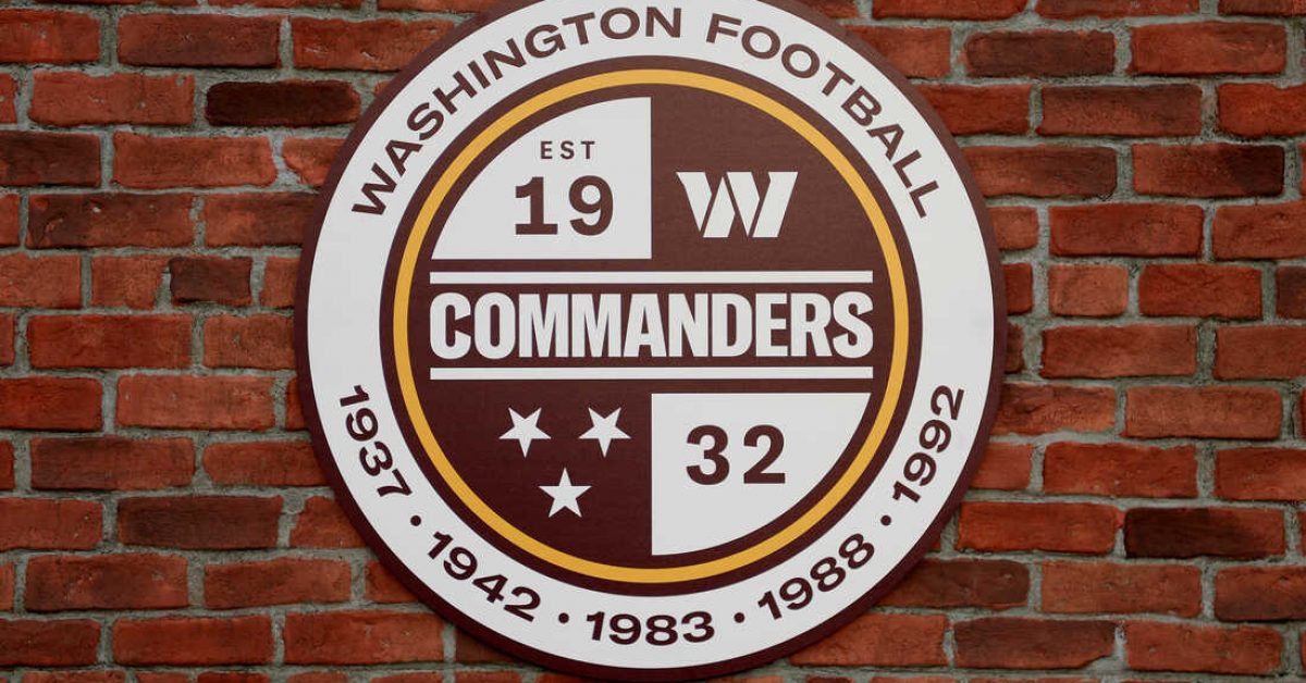 LANDOVER, MARYLAND - FEBRUARY 02: A detailed view of a Washington Commanders logo during the announcement of the Washington Football Team's name change to the Washington Commanders at FedExField on February 02, 2022 in Landover, Maryland. (Photo by Rob Carr/Getty Images)
News You Can Use From Indian Country for this week