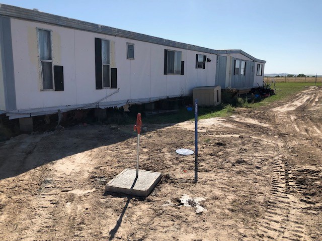 house after installation