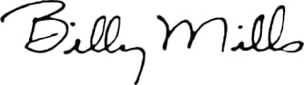 billy mills signature
