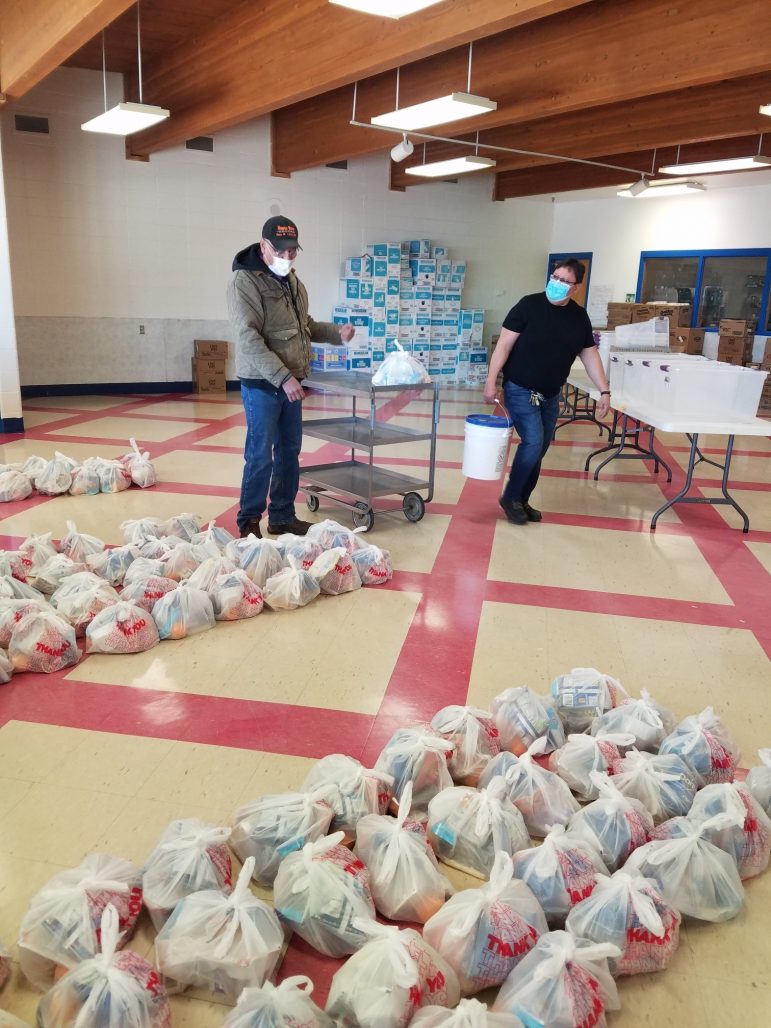 Assembling Food Bags_RS Takini Backpack Food Program