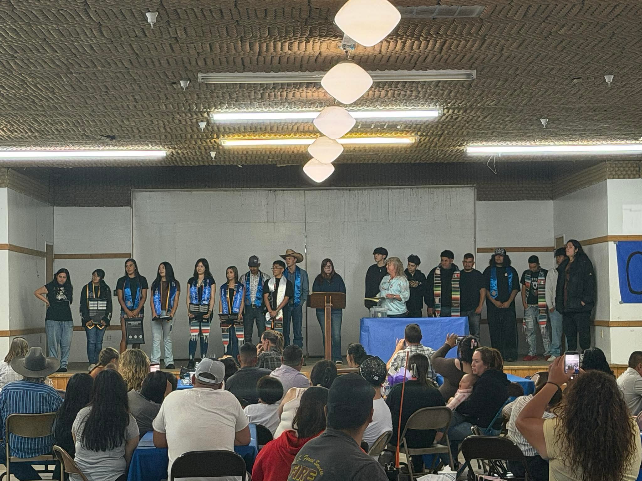 Dreamstarter Teacher Amanda Derby at a Round Valley High School celebration