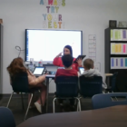 Students in one of Tara Crenshaw’s reading groups at Atoka Elementary School.