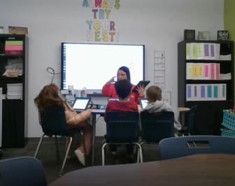 Students in one of Tara Crenshaw’s reading groups at Atoka Elementary School.