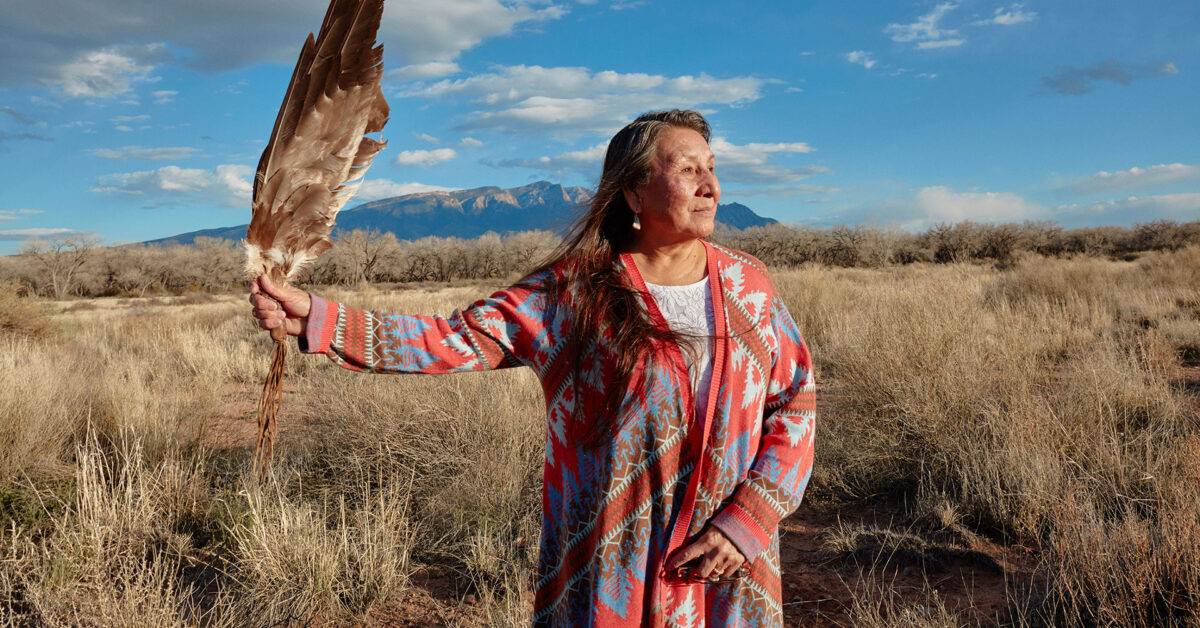 Loretta Afraid of Bear Cook photo cred spirit aligned oceti sakowin